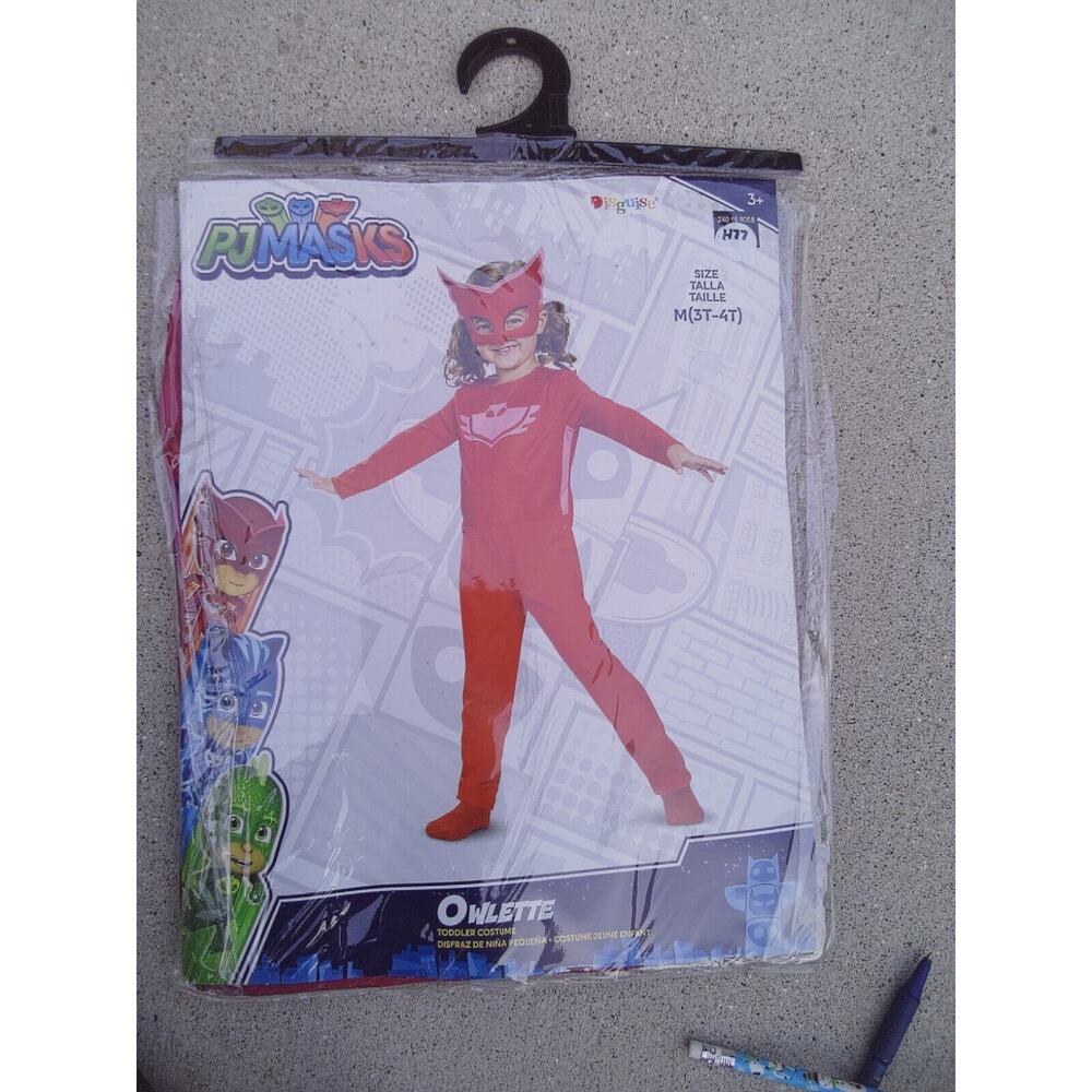 H77 PJ Masks Owlette Costume by Disguise, toddler size M 3-4T, New! - Picture 5 of 7